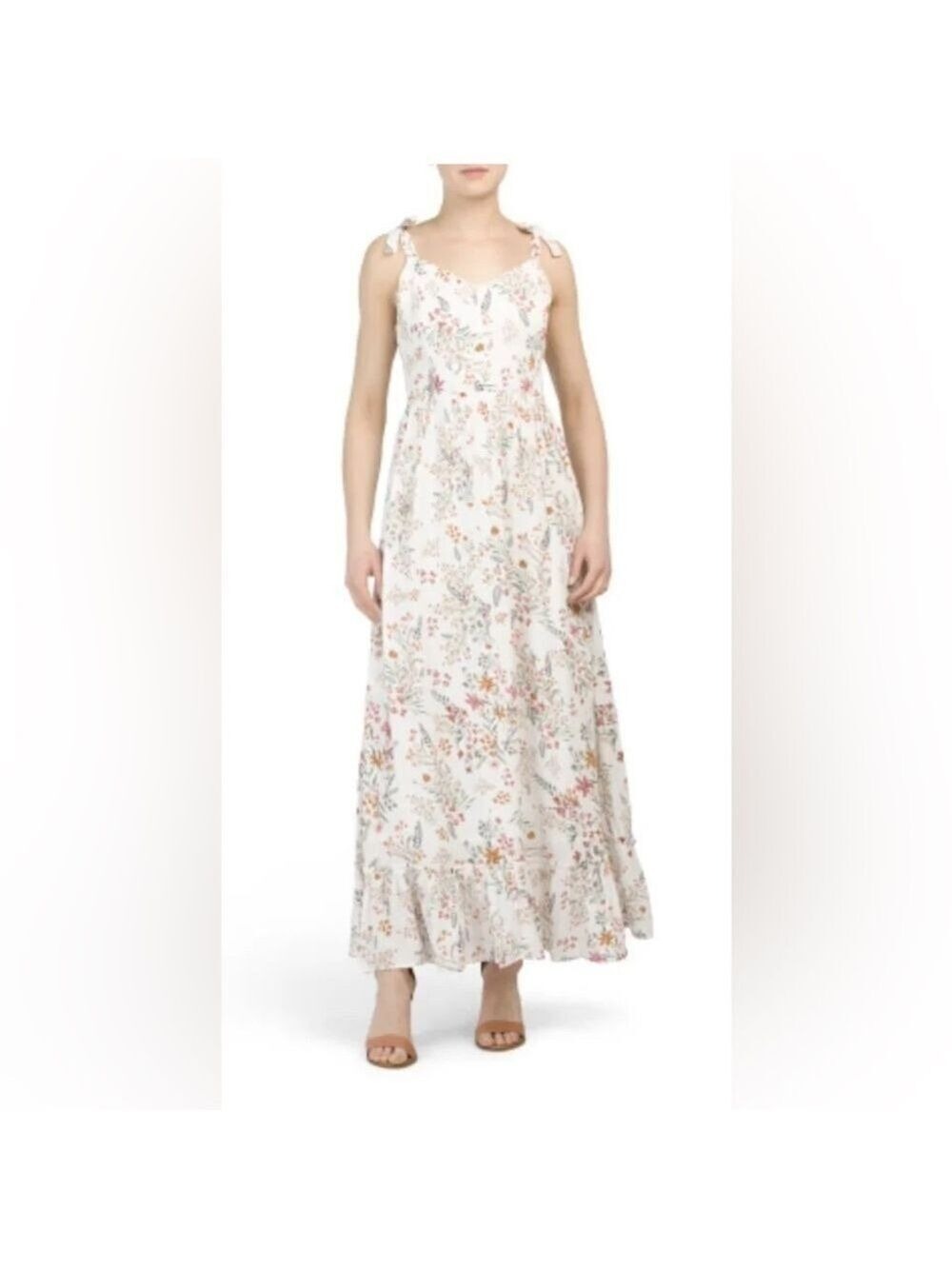 Rachel Zoe Floral Boho Maxi Dress Size 4